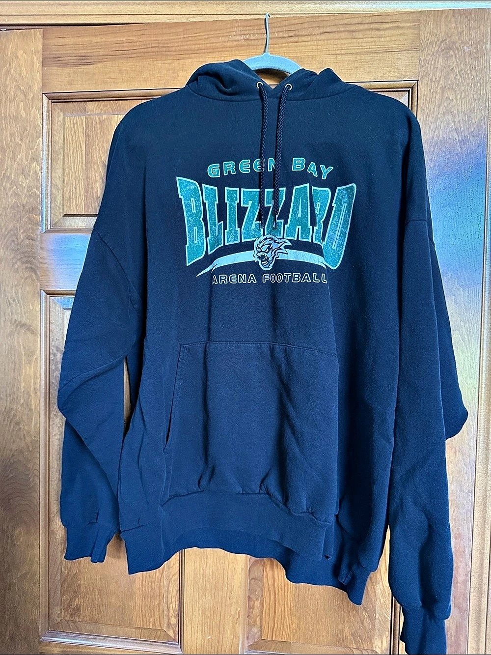 Black Green Bay Blizzard Hoodie